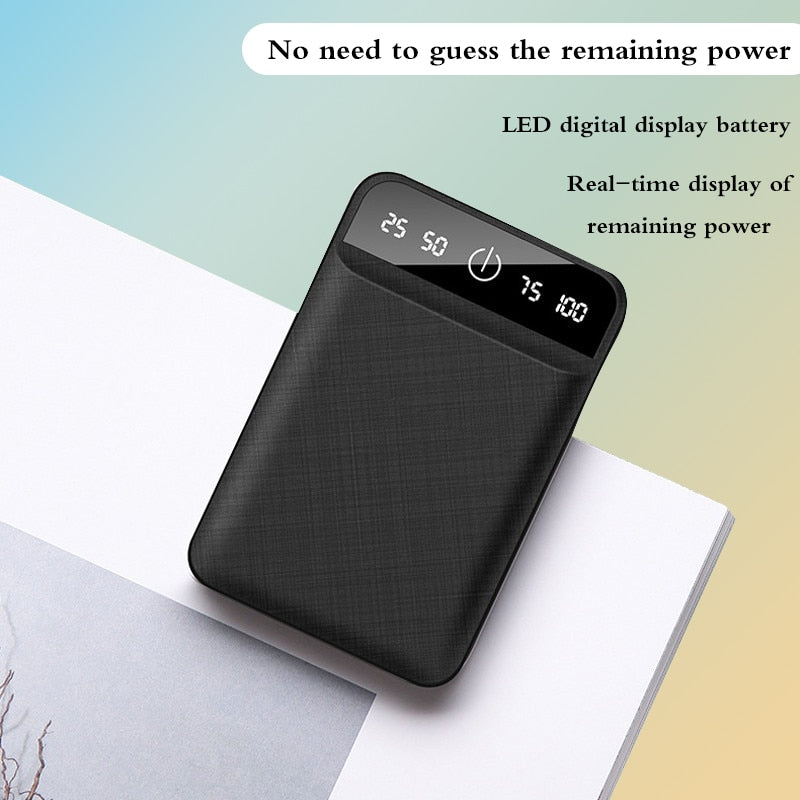 20000mAh Mini Charger Portable Two-way Fast Charging Power Bank Digital Display External Battery for iPhone Xiaomi Samsung - V.I.P Digital Presence