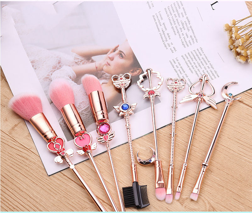Sailor Moon Makeup Brush Tool Set Unicorn Wet and Wild Anime Peripheral Gifts - V.I.P Digital Presence