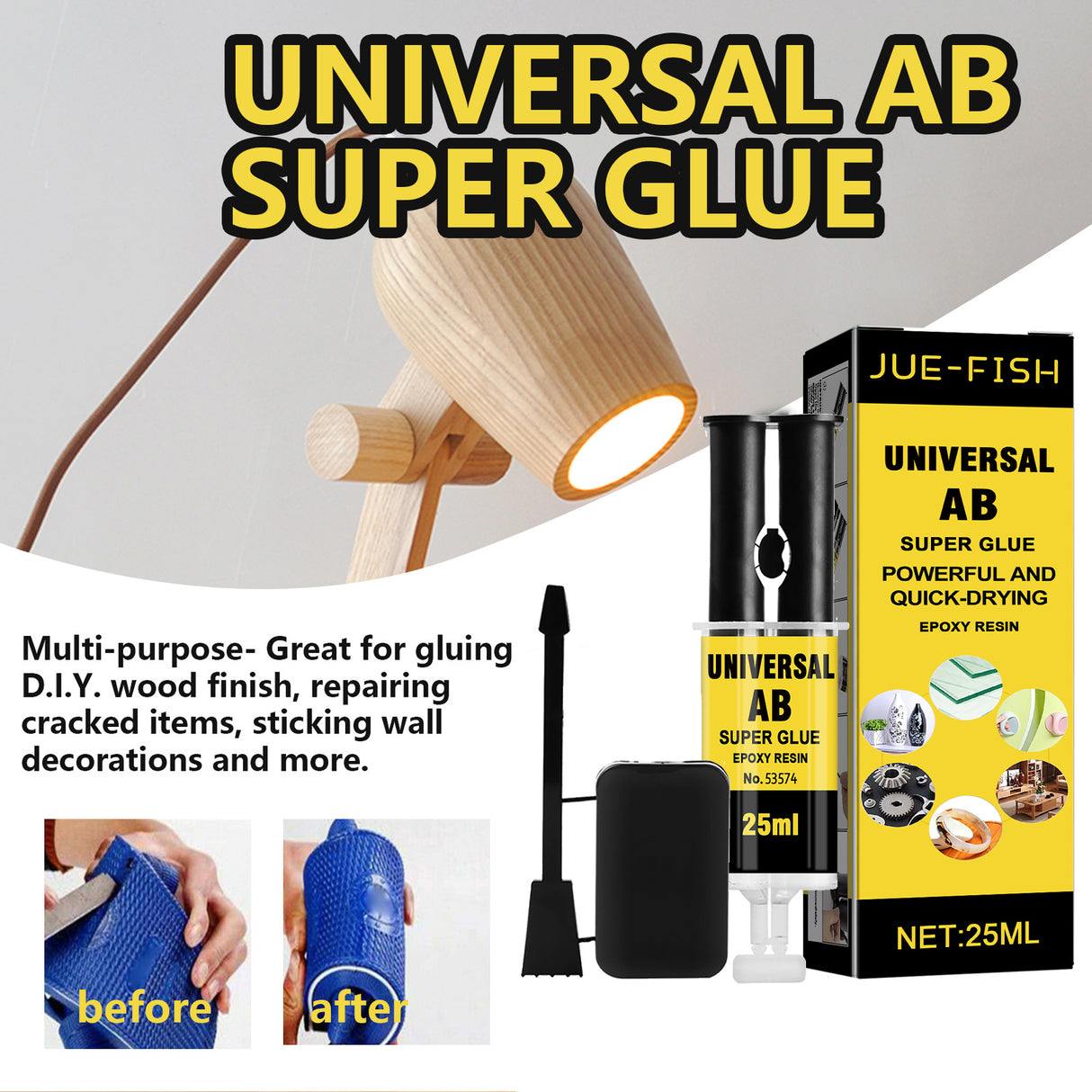 Casting Adhesive, Epoxy Resin AB Adhesive Waterproof And High Temperature Resistant Multi-functional Metal Crack Repair Adhesive - V.I.P Digital Presence