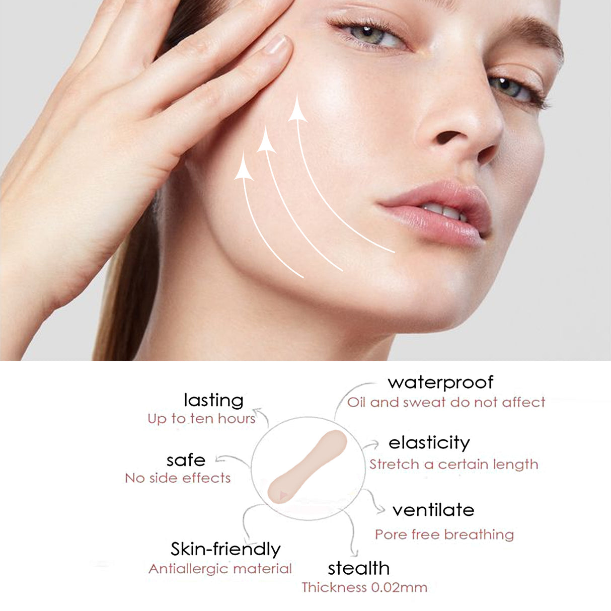 Facial Lifting Patch, Lift Face Double Chin V Face Melon Seed Face Invisible Lifting Patch - V.I.P Digital Presence