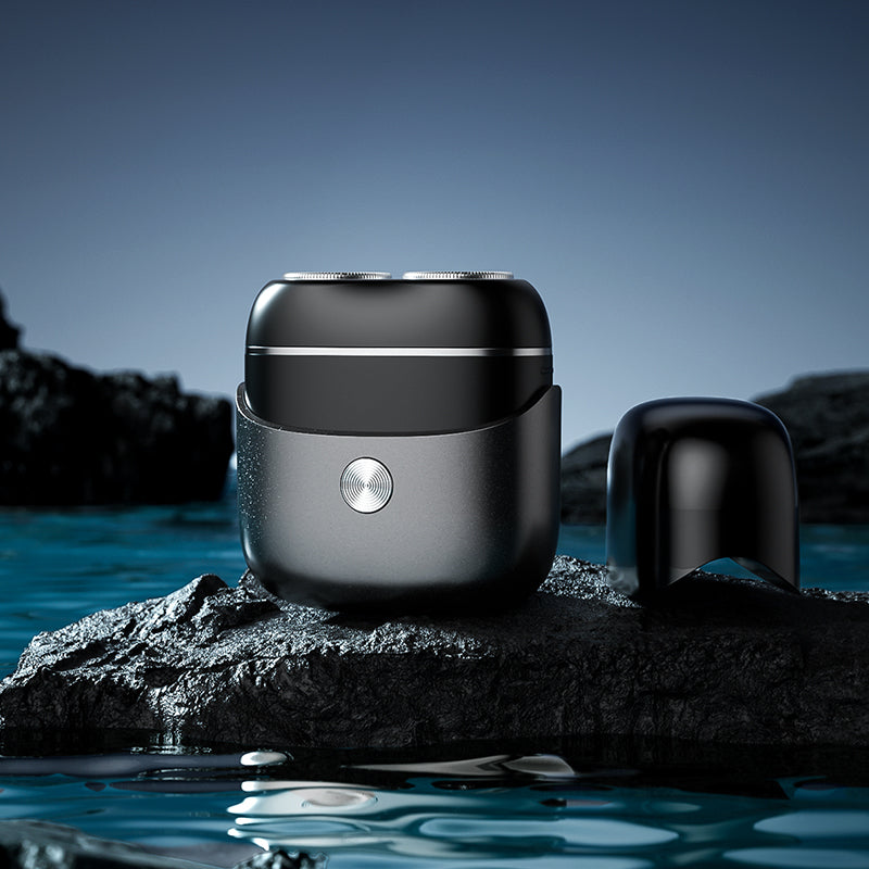 Mini electric shaver with full body water washing and dual head magnetic shaver for men portable for home use - V.I.P Digital Presence