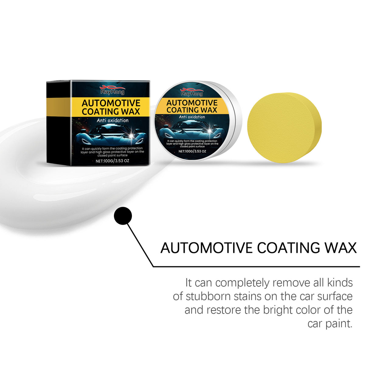 Automotive Scratch Coating Paste, Car Paint Polishing Maintenance Antifouling Repair Paint Decontamination Wax - V.I.P Digital Presence