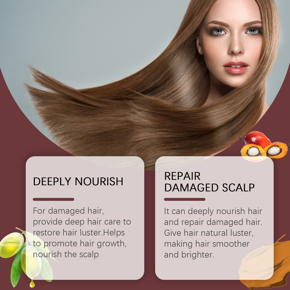 Batana Nourishing Hair Mask Improves The Repair And Smoothing Of Dry Hair And Irritated Hair - V.I.P Digital Presence
