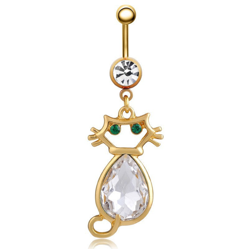 Navel Ring Creative Bat Bee Navel Buckle Navel Ring Body Piercing Jewelry - V.I.P Digital Presence