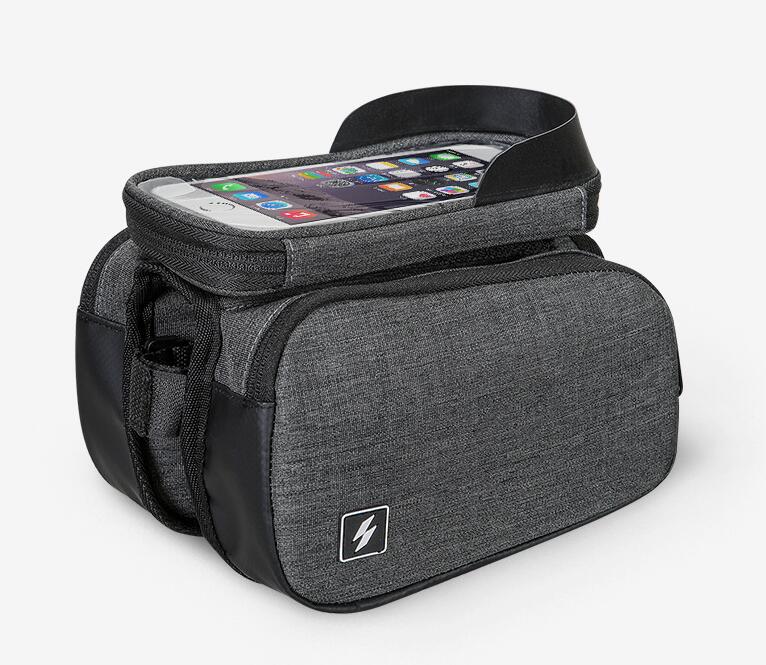 Sahoo 122007 Touch Screen Bike 6.5in Cell Mobile Phone Bag Front Frame Top Tube Cycling Pouch - V.I.P Digital Presence
