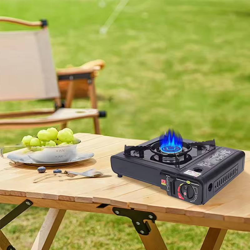 Single - burner Butane Camping Stove, windproof, adjustable, portable - V.I.P Digital Presence