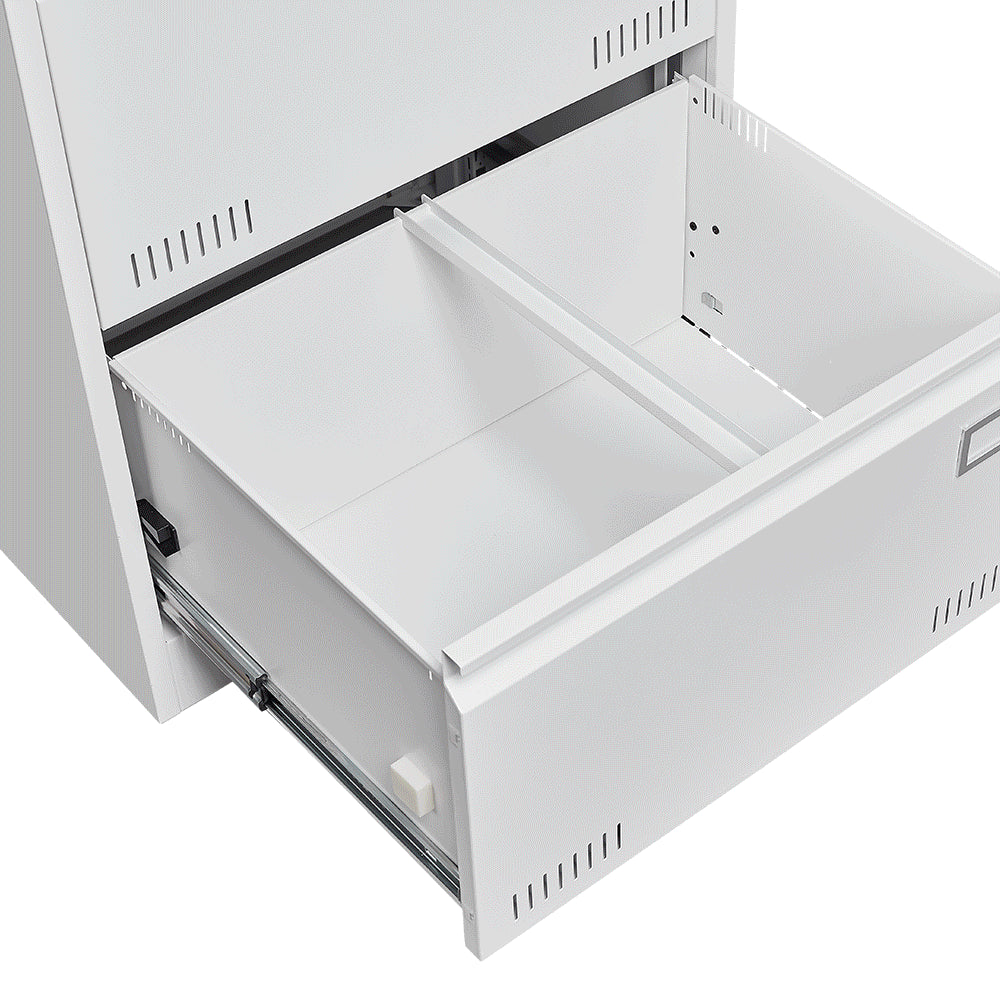 Filing Cabinet Lateral File Cabinet 3 Drawer White Filing Cabinets with Lock - V.I.P Digital Presence