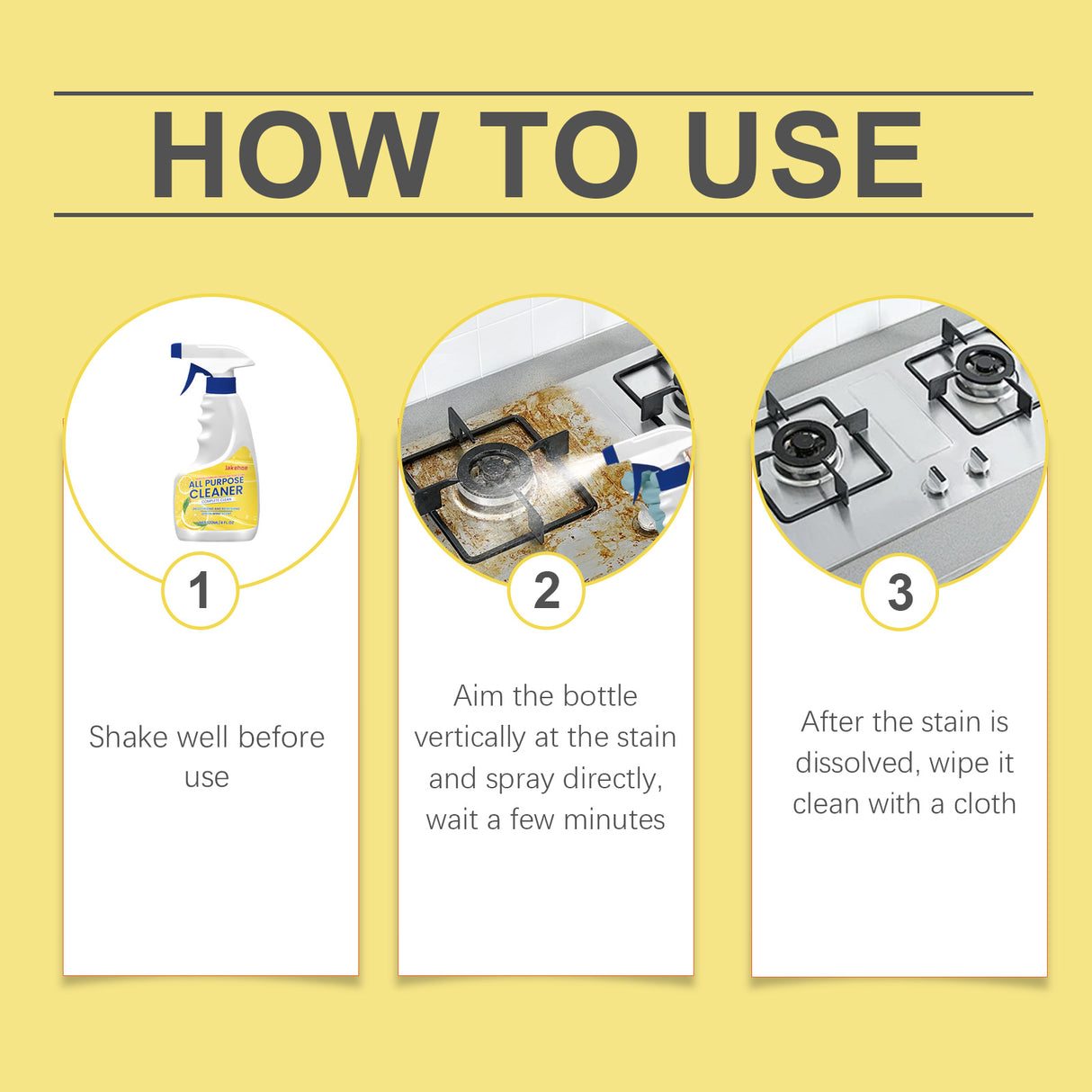 Multi-Purpose Cleaner Kitchen Oil Stain Remover Floor Cleaner Multi-Function Gentle Cleaning - V.I.P Digital Presence