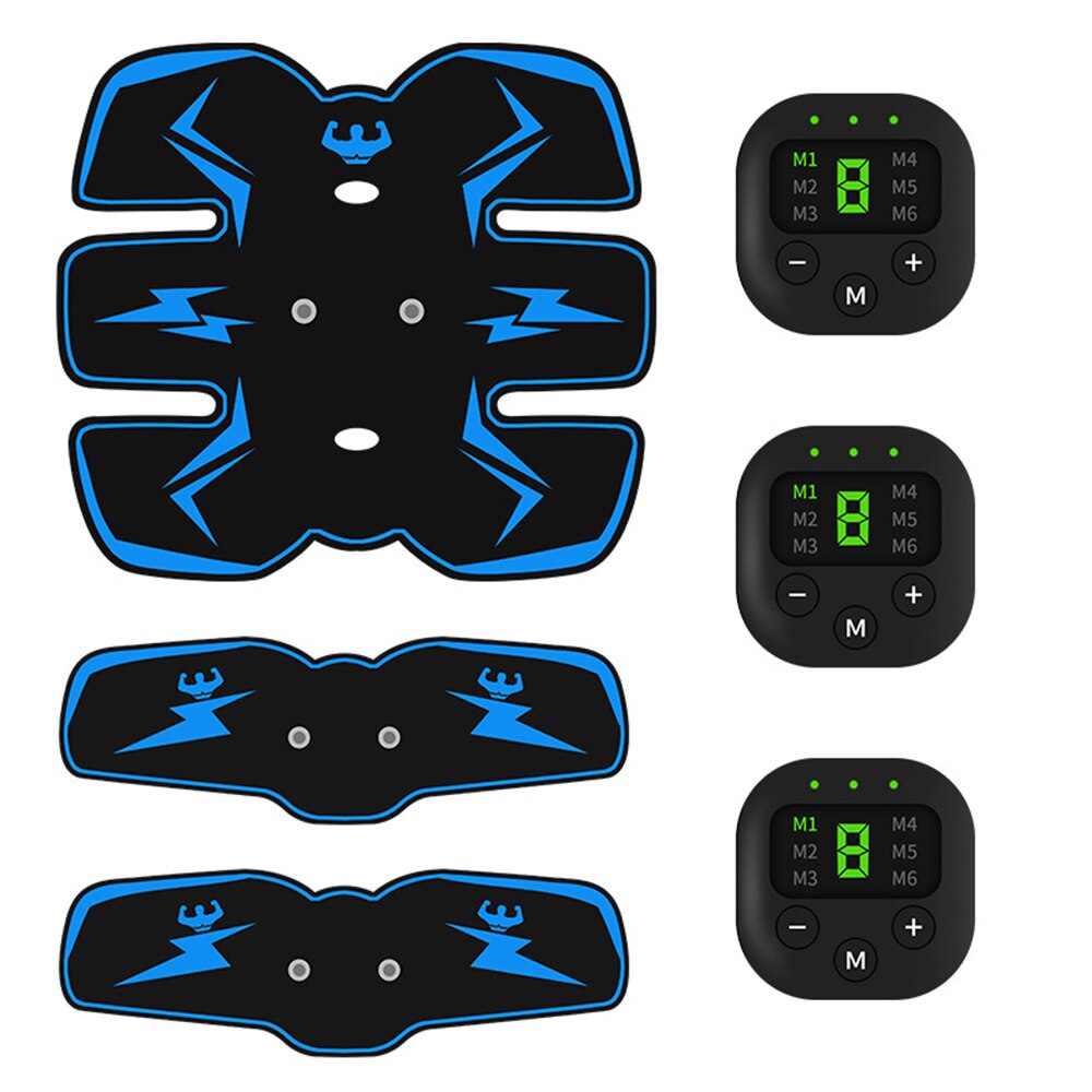 EMS Muscle Stimulator with LED Display USB Rechargeable Abdominal Belt Work Out Power Fitness Abdominal Men Women - V.I.P Digital Presence