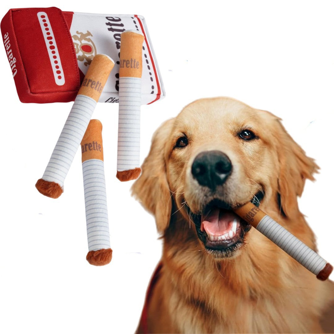 Dog cigarettes with box, sound making toys, pet toys, bite resistant and grinding plush toys, cat supplies - V.I.P Digital Presence