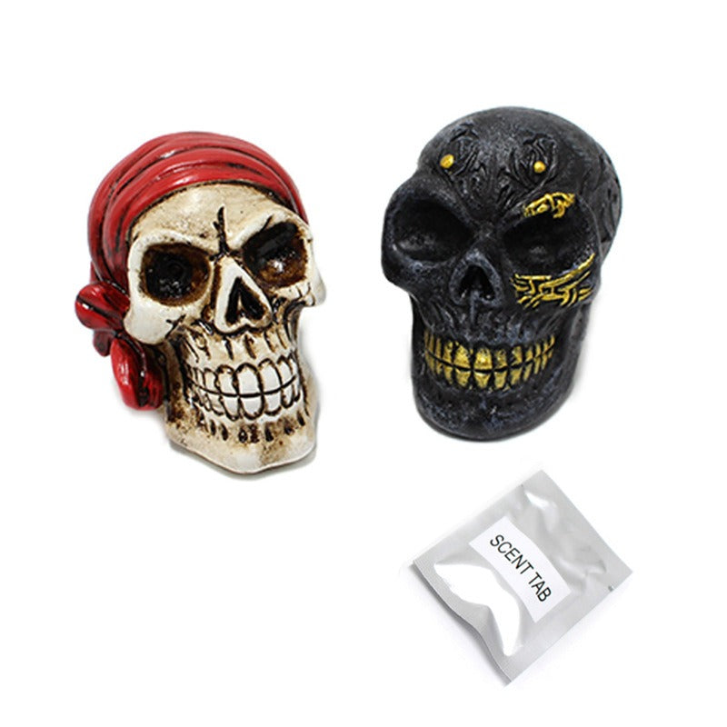 Pirate Ghost Head Aromatherapy Pendant Resin Car Air Outlet Skeleton Head Decoration - V.I.P Digital Presence
