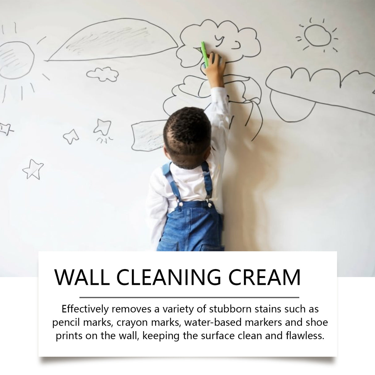 Wall Cleaning Cream, Wall Cleaning And Decontamination Cream Waterproof Renovation Stain Removal Wall Cleaner - V.I.P Digital Presence