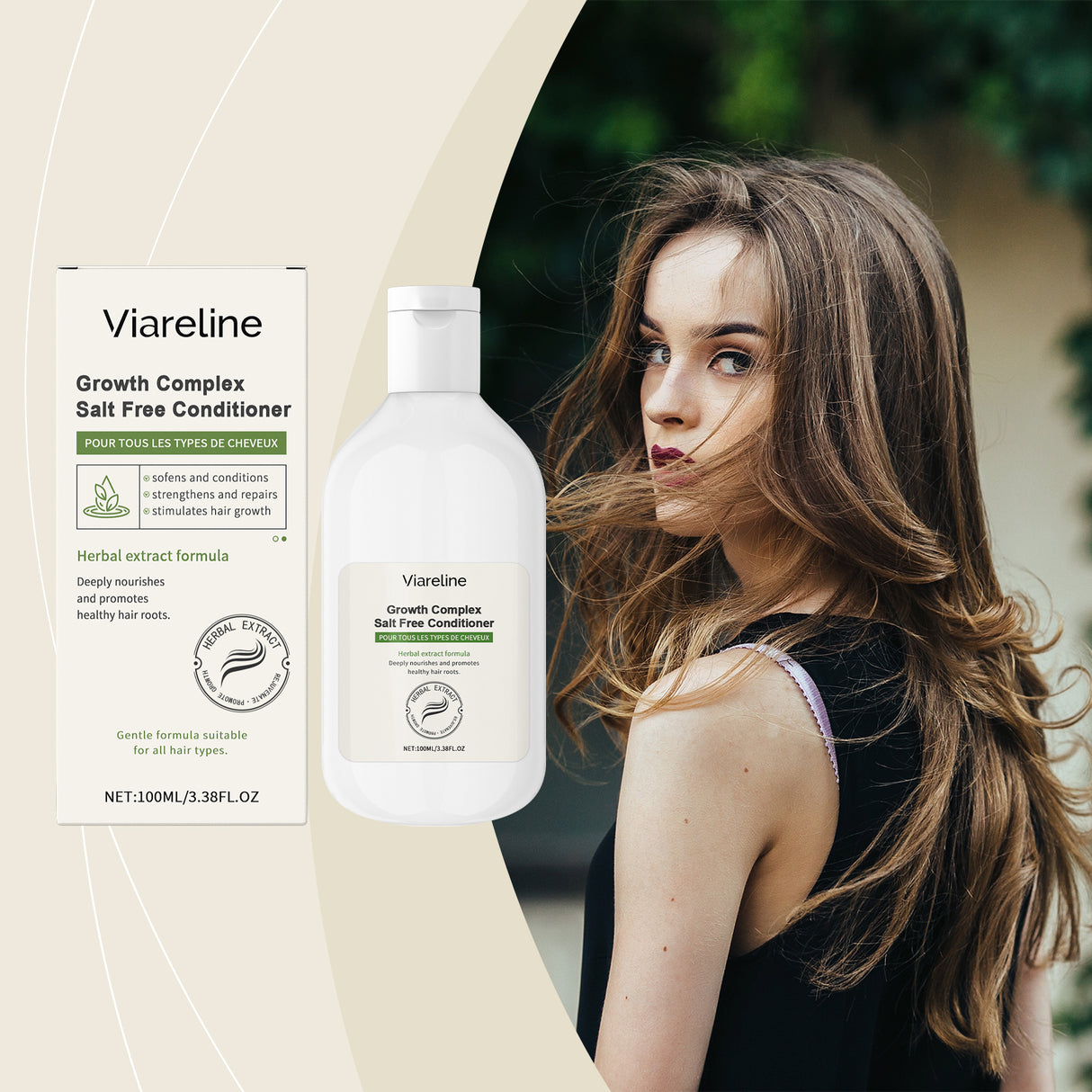 Herbal Nourishing Conditioner Prevents Dry And Frizzy Hair And Brightening Repair Smoothing Conditioner - V.I.P Digital Presence