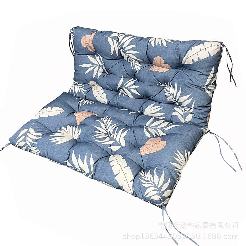 Outdoor 2/3-seater bench/swing cushions: thickened, with backrest, waterproof. - V.I.P Digital Presence