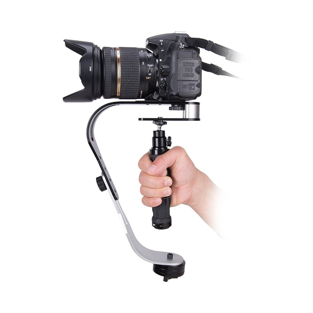 Mini handheld stabilizer Video Steadicam for Digital Camera HDSLR DSLR Camcorder DV Mobile Phone + Gloves free shipping - V.I.P Digital Presence
