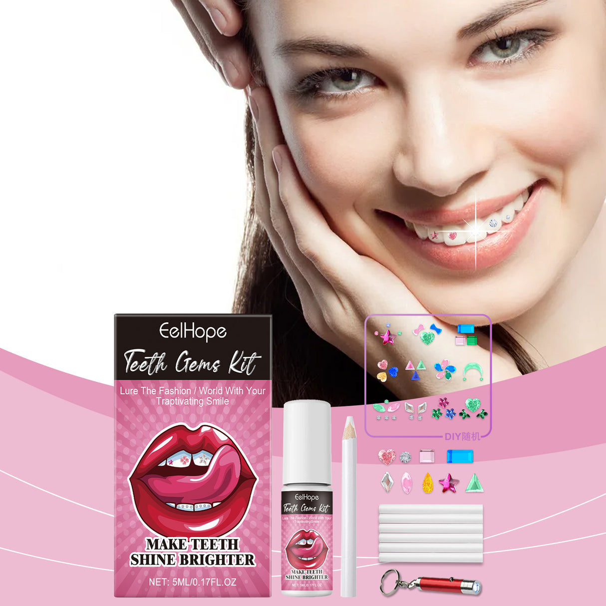 Dental Drill Diy Set Dental Beauty Decoration Drill Combination Personality Shine Smile Diy Dental Drill Set - V.I.P Digital Presence