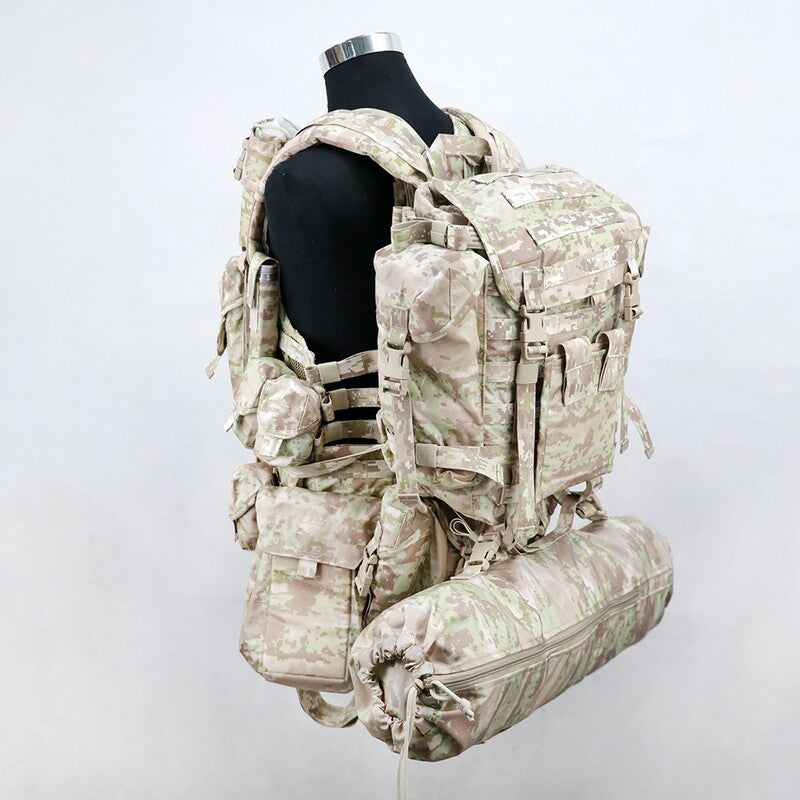 Cold War direct-purchased Russian military-issued 3rd-gen 6sh117 desert KSOR digital camo tactical vest - V.I.P Digital Presence