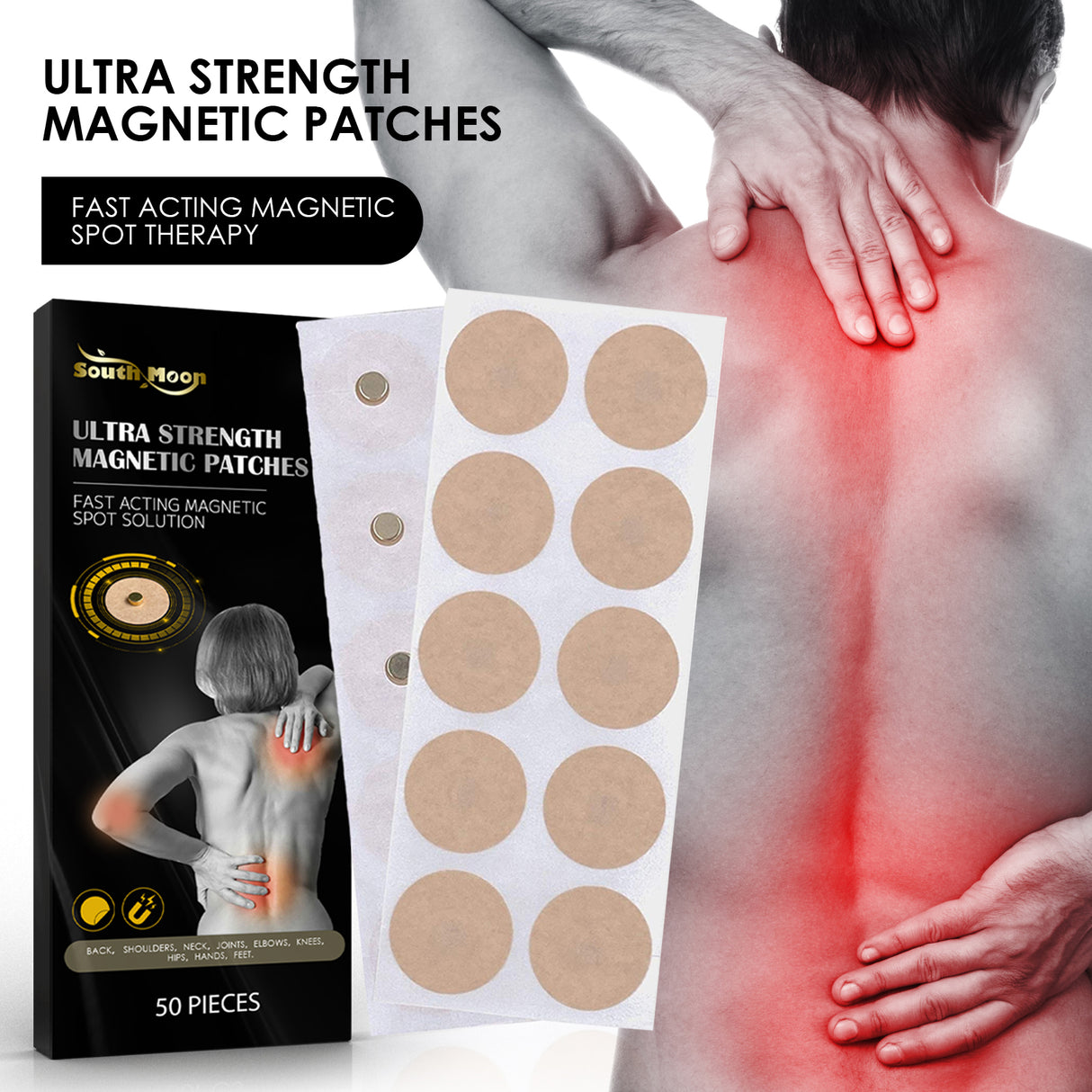 Magnetic Acupoint Patch To Relieve Body Shoulder, Neck, Knee And Lumbar Joint Pain Health Care Patch - V.I.P Digital Presence