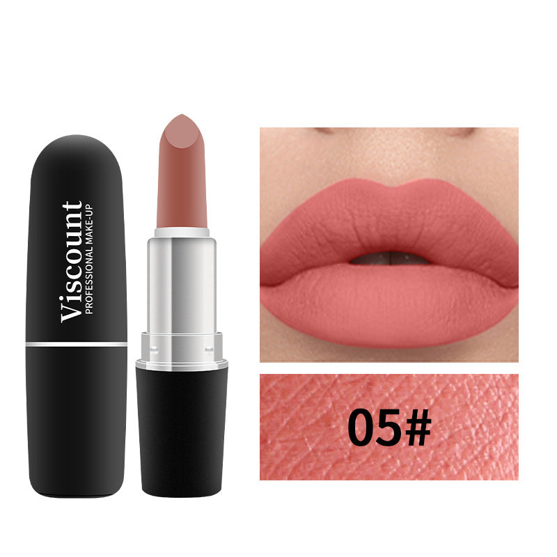 New Frosted Bullet Fog Matte White Lipstick Small Pepper 12 Color Moisturizing Lipstick - V.I.P Digital Presence