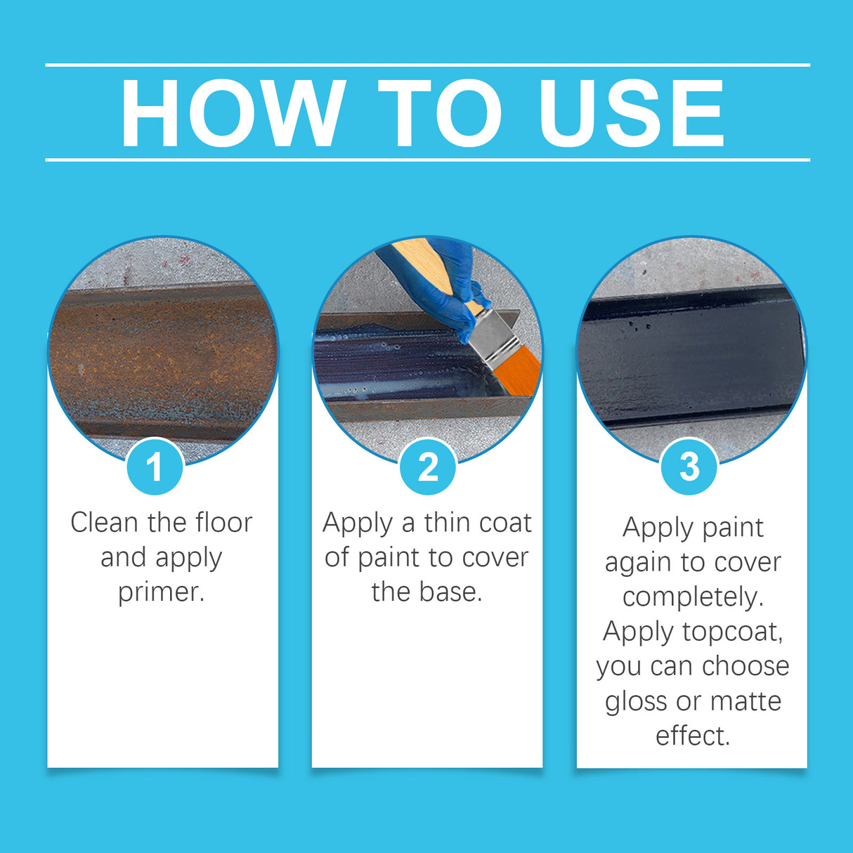 Multi-Purpose Floor Paint, Waterproof And Anti-Wear Metallic Paint, Impermeable Quick-Drying Paint Floor Renovation Paint - V.I.P Digital Presence