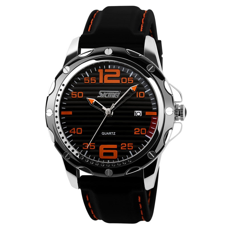 SKMEI 0992 Famous Brand Sport Jelly Quartz Men Casual Watch Calendar Date Work For Luxury Brand Men Dress Wristwatch 30M Waterproof - V.I.P Digital Presence