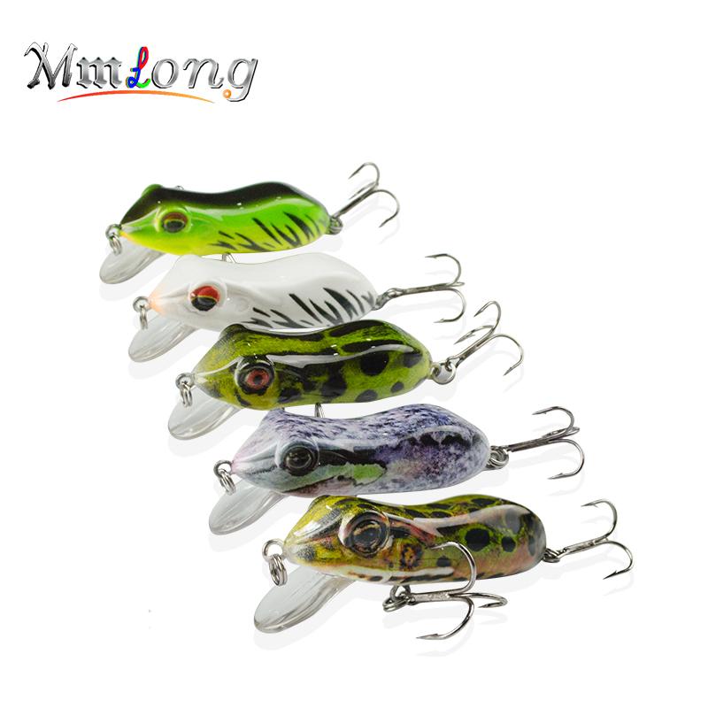 Mmlong 6.3cm Hard Frog Fishing lures Floating Minnow MR03-S Artifical Baits Wobbler Crank Bait Pesca