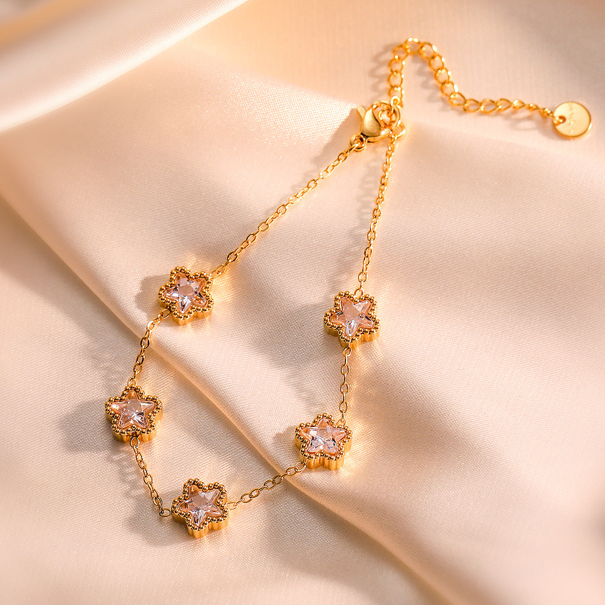 Zircon titanium steel bracelet for women niche exquisite versatile and colorfast jewelry - V.I.P Digital Presence