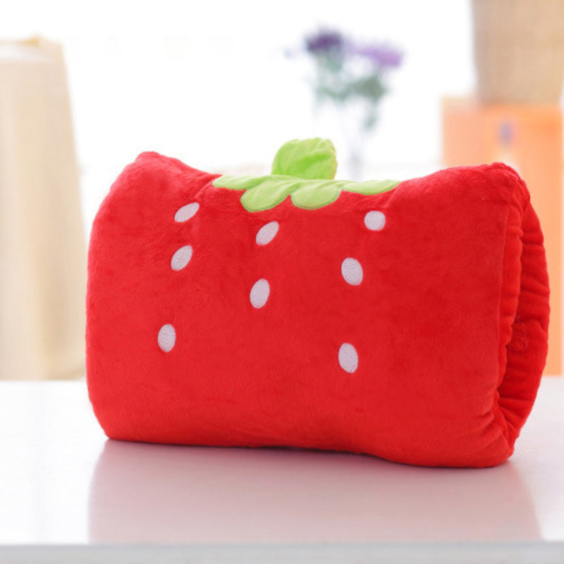Animated nap pillow, warm hand cover, cylindrical cushion, creative hand warmer, girls' plush toy - V.I.P Digital Presence