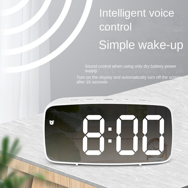 Simple Style LED Electronic Alarm Clock Battery and Plug-in Dual-use Timepiece Yida Time - V.I.P Digital Presence