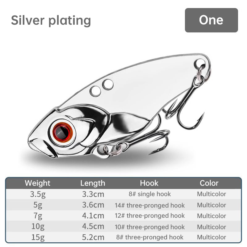 1PCS 3.5g/5g/7g/10g/15g VIB Fishing Lure – Rattlesnake Iron Jig, long-cast hard lure for predatory fish. - V.I.P Digital Presence