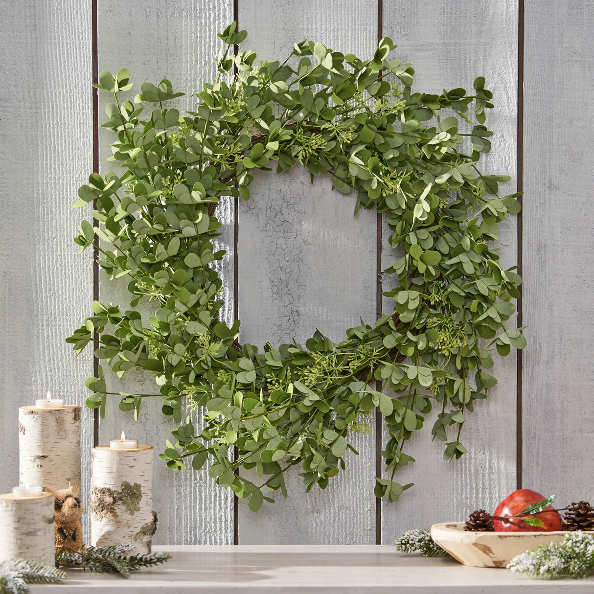 27" OXALIS CORNICULATA WREATH - V.I.P Digital Presence