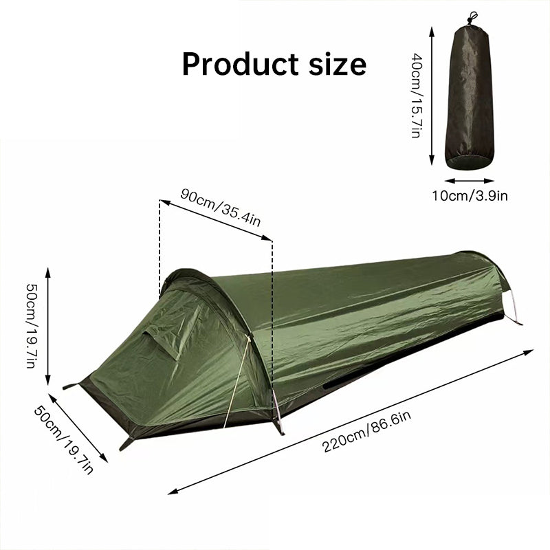 Lightweight single - person camping tent, outdoor camping sleeping bag, hiking travel gear, 2025 novelty - V.I.P Digital Presence