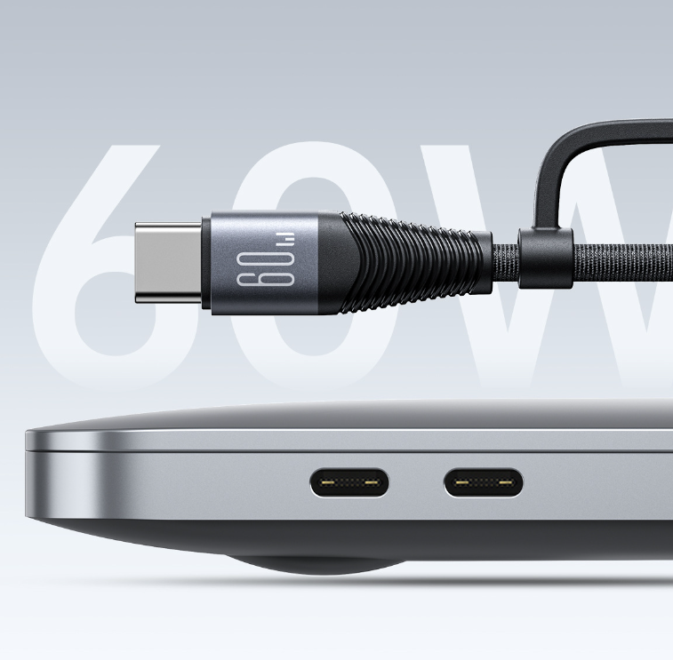 Aluminum alloy four in one data cable for mobile fast charging 60W high-power transmission data cable - V.I.P Digital Presence