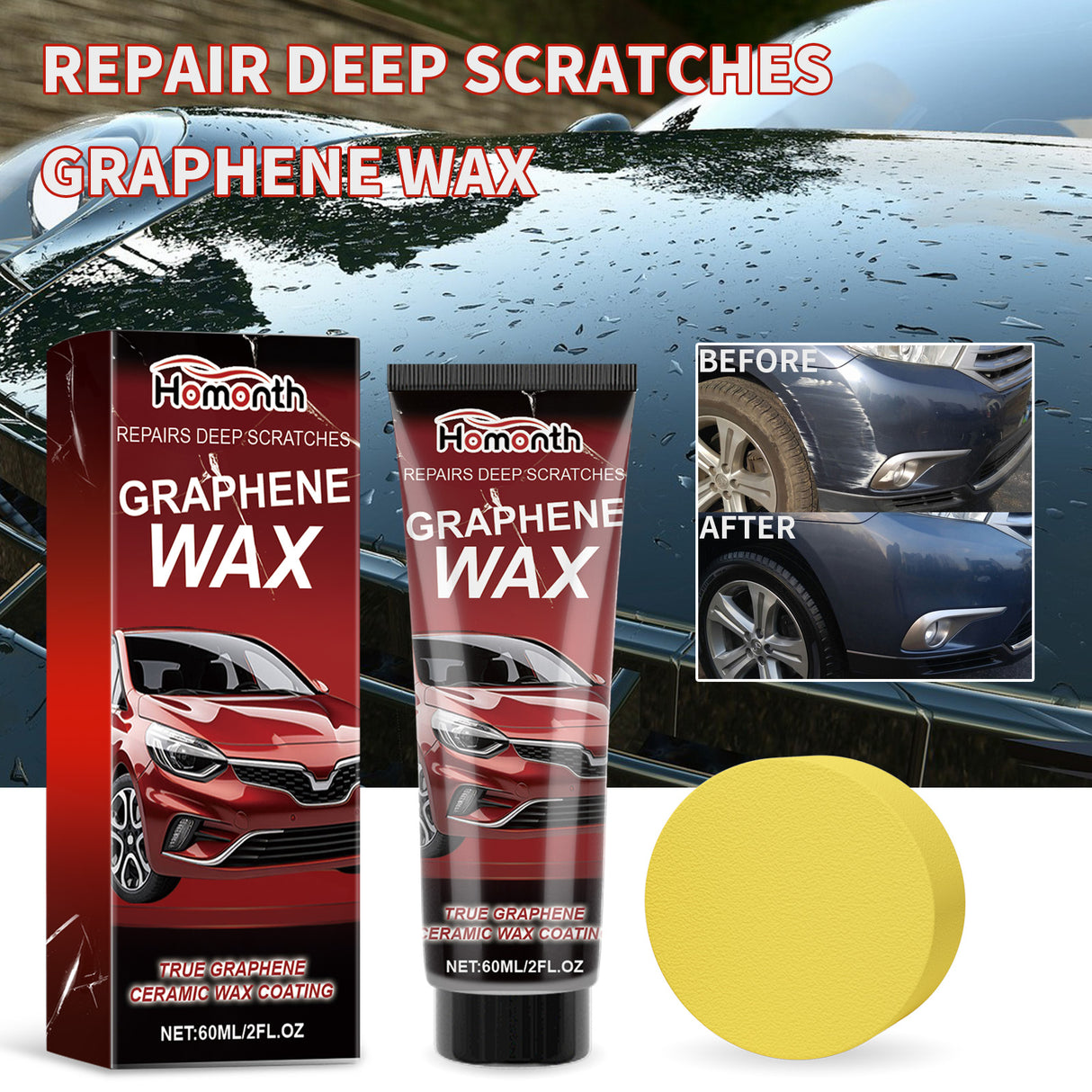Repairs Deep Scratches Graphene Wax, Car Paint Repair Deep Scratches Graphene Wax Refurbished Car Wax - V.I.P Digital Presence