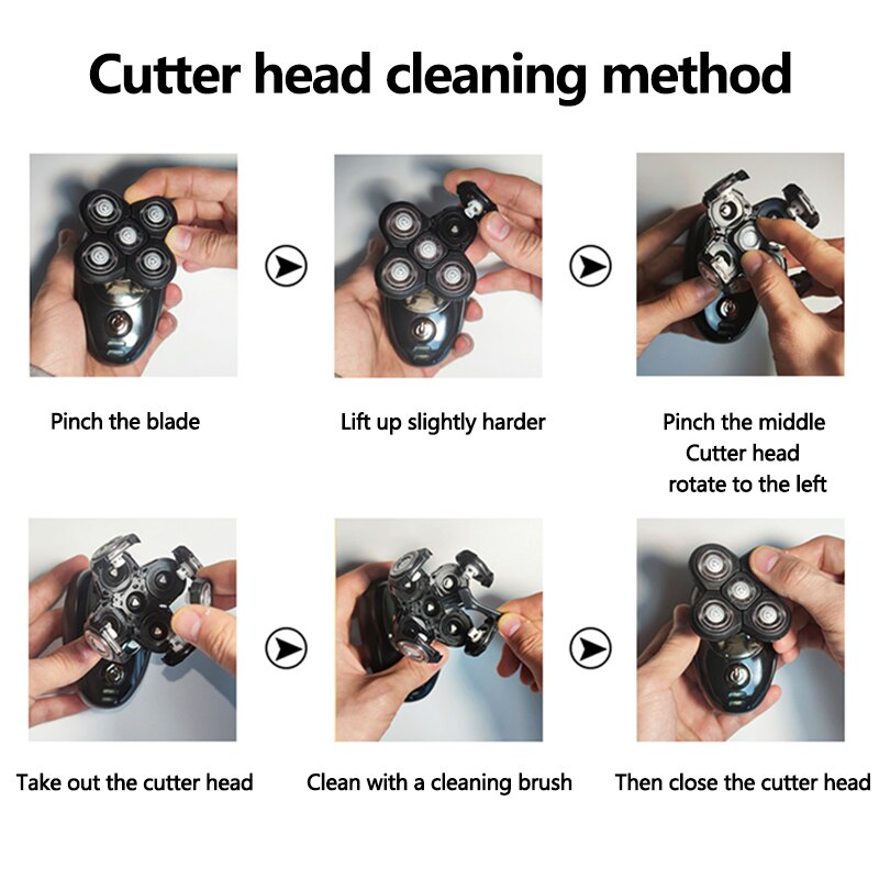 Multifunctional Grooming kit Electric Shaver Wet Dry For Men Electric Razor Rechargeable Bald Head Shaving Machine Beard Trimmer - V.I.P Digital Presence