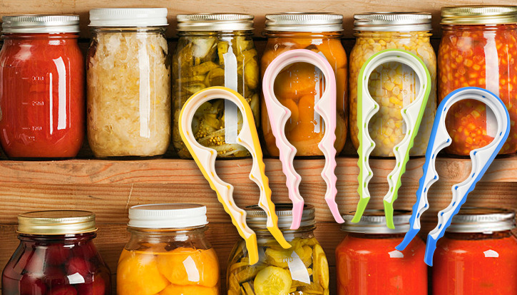 2pc Jar Opener, Easy Grip Bottle Opener Twist Off Lid Quick Opening Cooking Everyday Use for Weak Hands and Arthritic - V.I.P Digital Presence