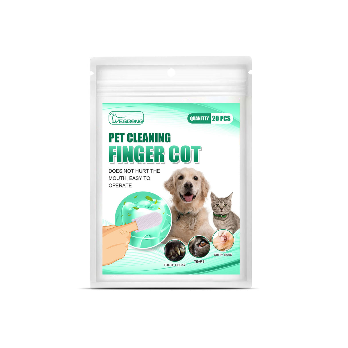 Pet Tooth Cleaning Finger Set Dog Cat Cleaning Tartar Stone Oral Cleaning Care - V.I.P Digital Presence