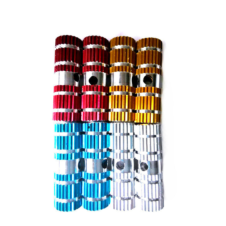 Bicycle Solid Foot Column Rocket Launcher Mountain Bike Round Foot Column Aluminum Solid Rear Axle Pedal Riding Equipment