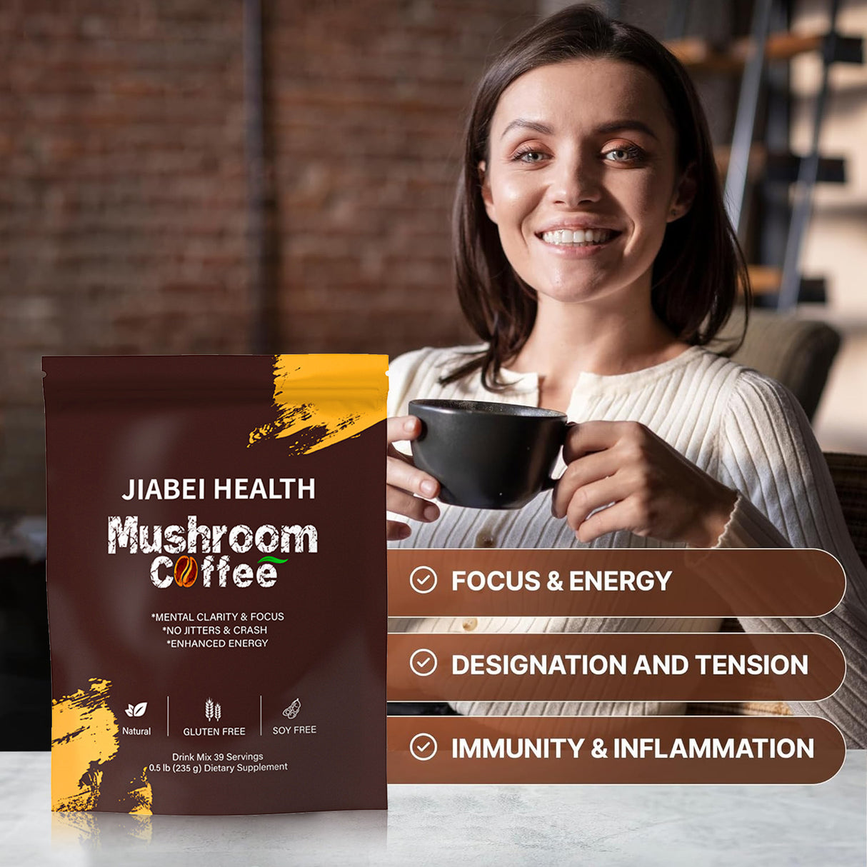 Mushroom Coffee Bagged Mushroom King Small Turkey Tail Mushroom Coffee - V.I.P Digital Presence