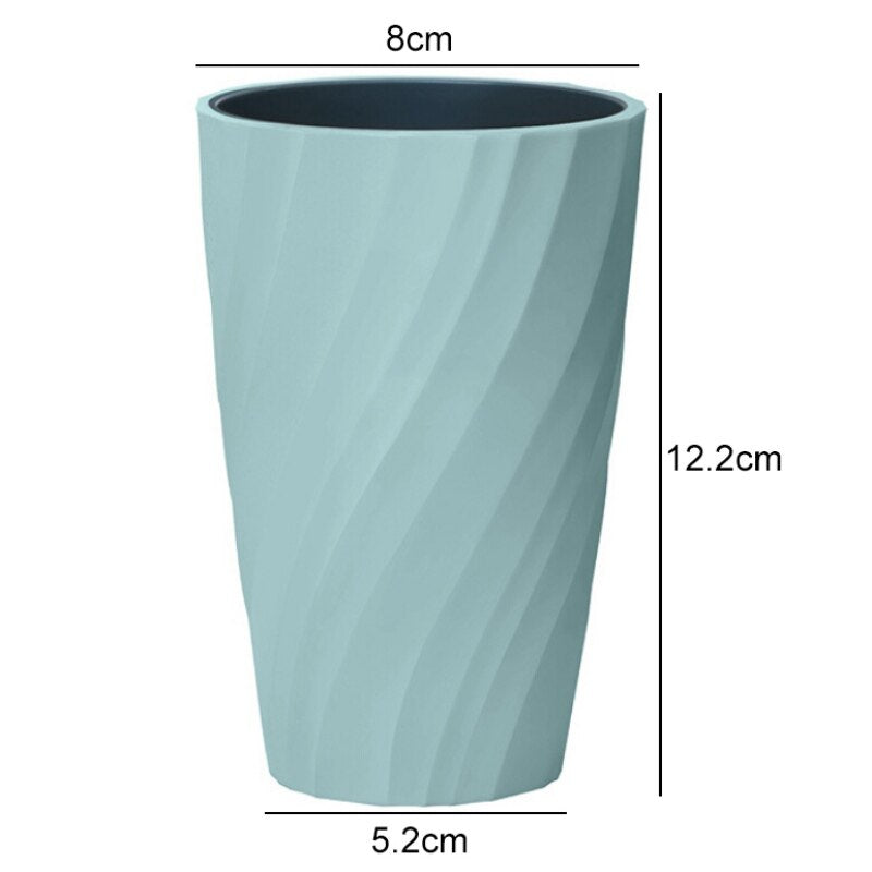 4 Colors Toothbrush Cup Threaded Double-Layer Tumblers Unbreakable Cups For Kids Bathroom Cup Toothbrush Mouthwash cup - V.I.P Digital Presence