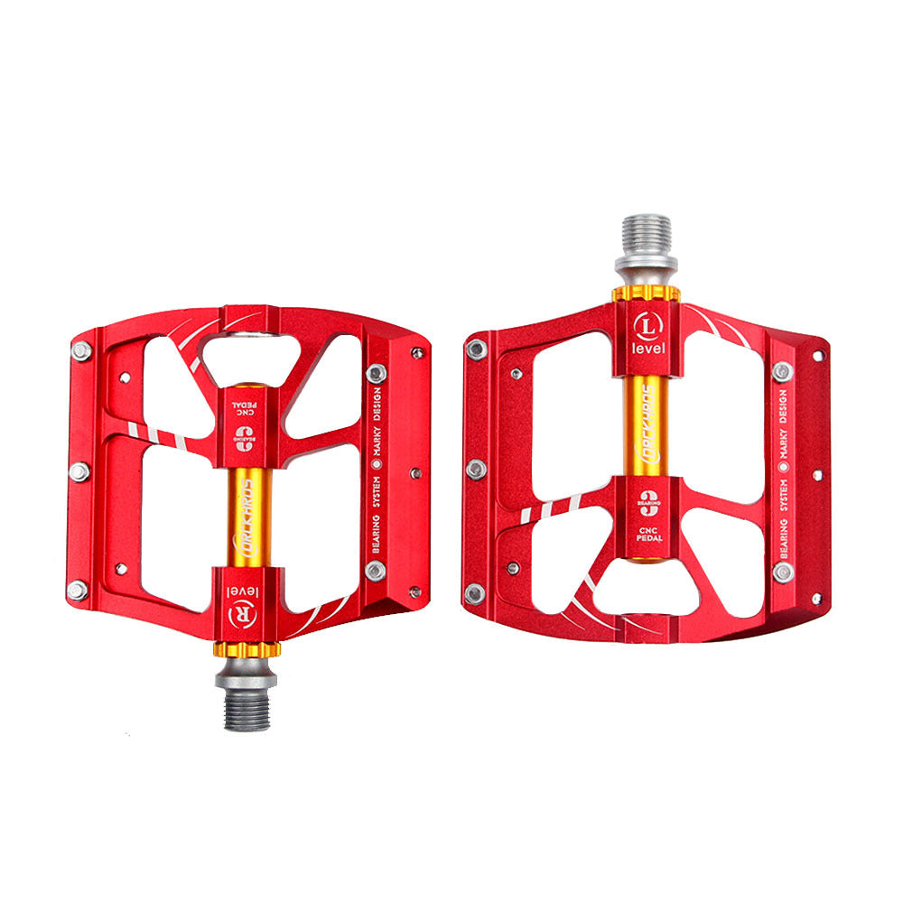 Mountain Bike Aluminum Alloy Three-Peilin Pedal Lightweight Road Bike Bearing Pedal Pedal Riding