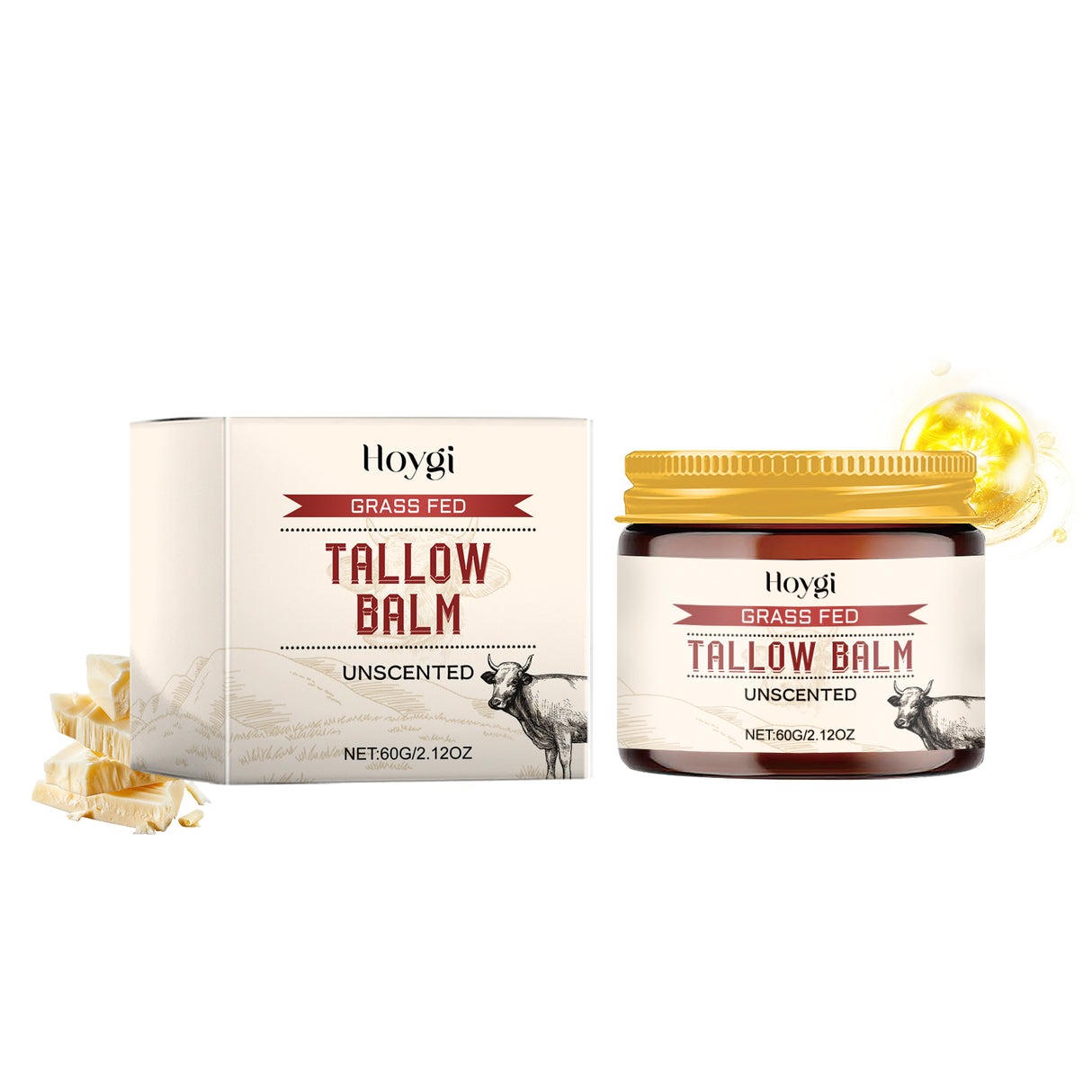 Tallow Moisturizer Nourishes And Moisturizes Dry Skin With A Soft Smoothing Cream