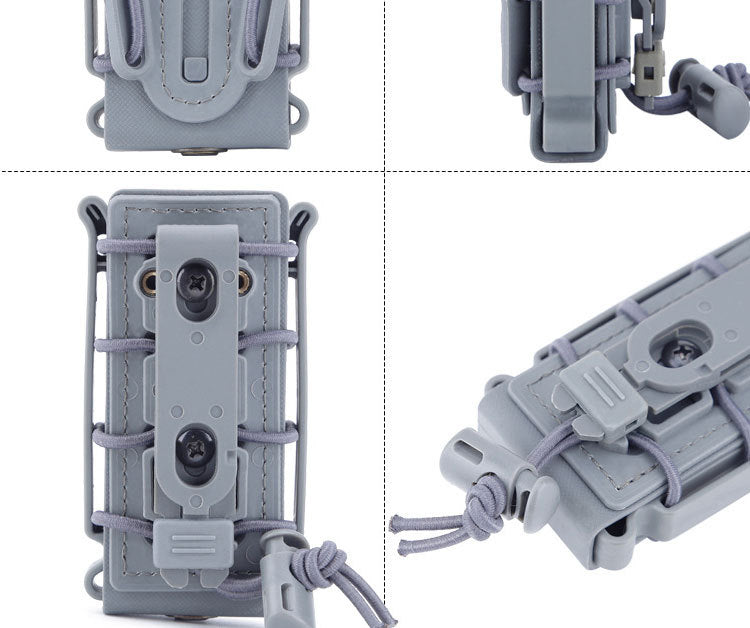 Live CS Tactical Waist Hanging Box 5.56&7.62 Elastic Scorpion Quick Pull Outdoor Multi purpose Kit - V.I.P Digital Presence