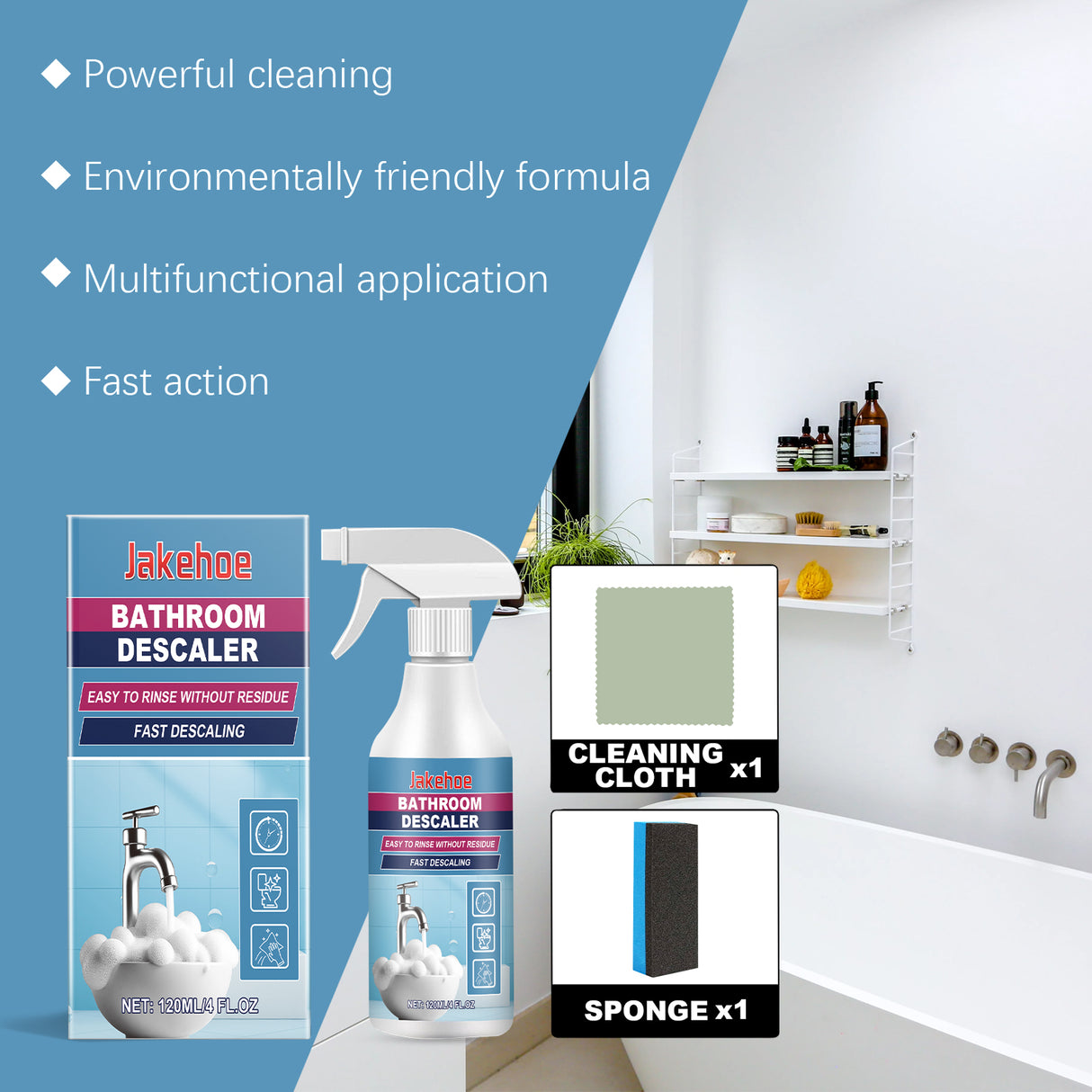 Bathroom Dirt Cleaner Bathroom Toilet Faucet Decontamination Decontamination Clean Multi-Functional Cleaning - V.I.P Digital Presence