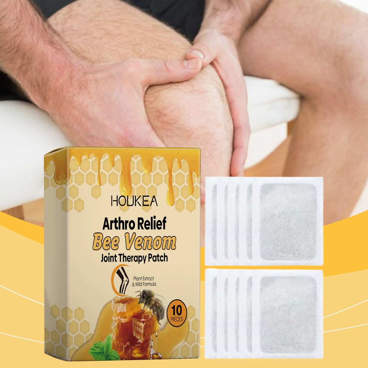 Bee Venom Joint Care Foot Stick Body Joint Care Flexible Patch For Joint Discomfort Relief