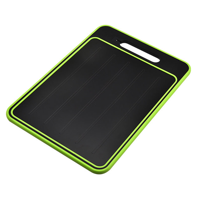 Double Sided Quick Thawing Cutting Board, Aluminum Alloy Spray Cutting Board, Household Cutting Board with Sharpener - V.I.P Digital Presence