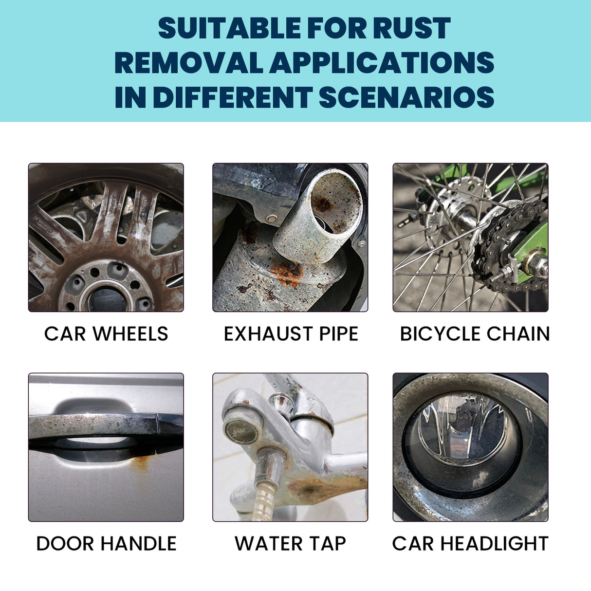 Iron Powder Remover, Strong Cleaning Reconditioning Rust Remover Spray For Car Metal Parts - V.I.P Digital Presence