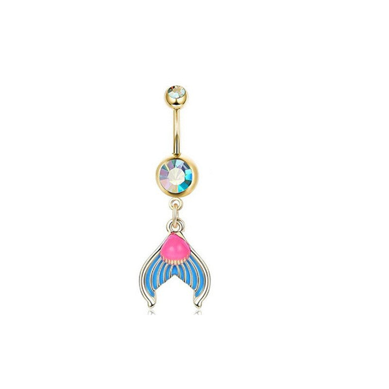 Navel Ring Creative Bat Bee Navel Buckle Navel Ring Body Piercing Jewelry - V.I.P Digital Presence