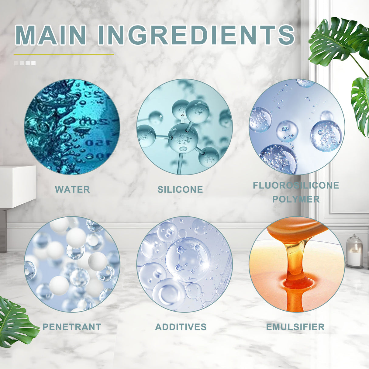 Stone Crystal Plating, Bathroom Floor Tile Clean Refresh Stone Polished Decontamination Clean - V.I.P Digital Presence