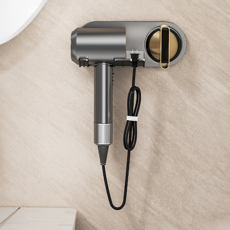 No - drill Magnetic Hair Dryer Wall Mount. Synthetic plastic, for Dyson/Leihen/Kexi. Colors: gray & white - V.I.P Digital Presence